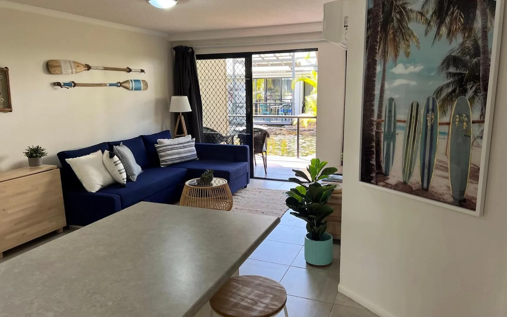 Apartment Nautical Stylish Ground Level 1 Bedroom Unit Noosaville
